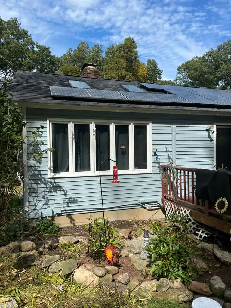 Rear elevation prepped, sealed and finished