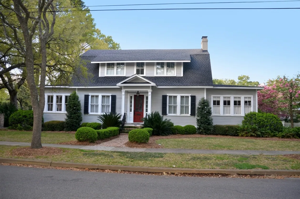 Classic exterior with fresh siding, trim and shutters